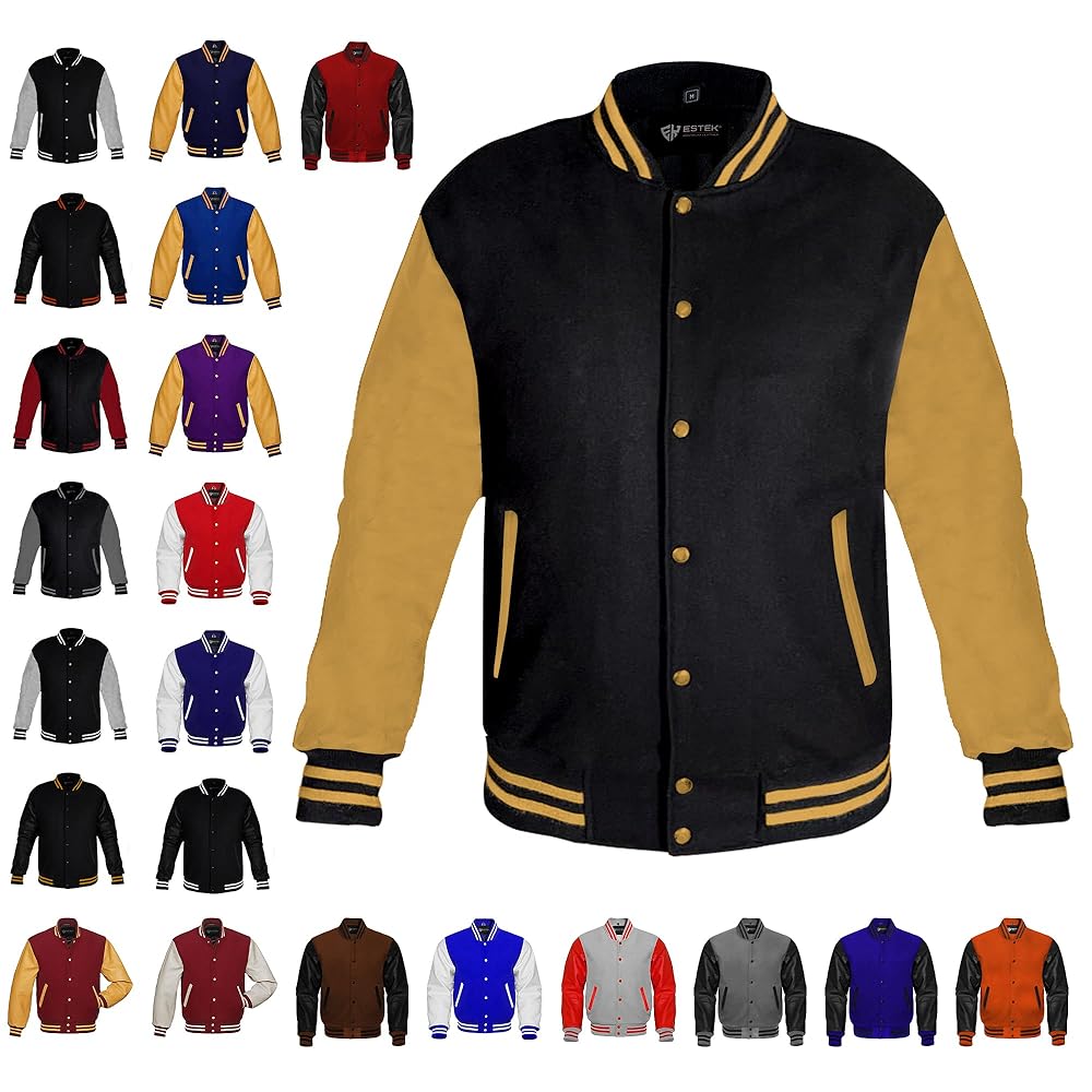 ジャケット・アウター Dime Letterman Wool Jacket Almond ジャケット・アウター Dime Letterman Wool Jacket Almond Buy